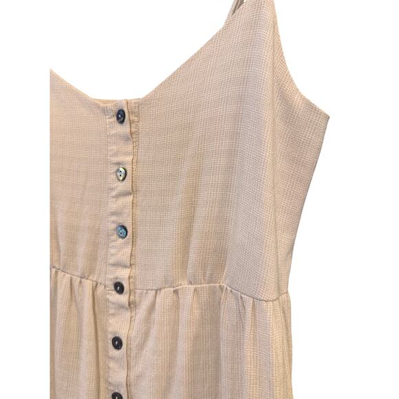 Maisie Women’s Gingham Tiered Button-Front Dress Size Small - Picture 2 of 9